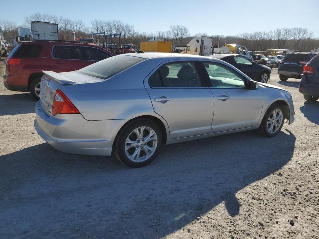 3FAHP0HG0CR186794 - 2012 FORD FUSION SE SILVER photo 3