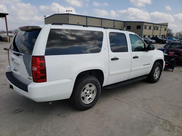 3GNFC16058G192027 - 2008 CHEVROLET SUBURBAN C1500  LS WHITE photo 3