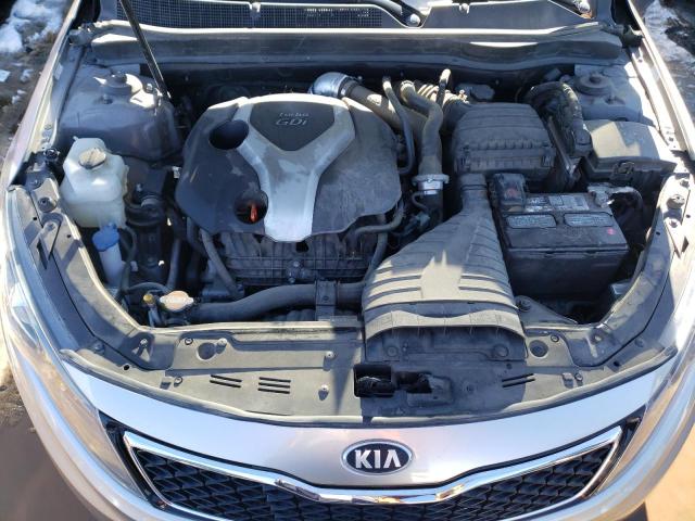 5XXGR4A68DG219565 - 2013 KIA OPTIMA SX SILVER photo 11