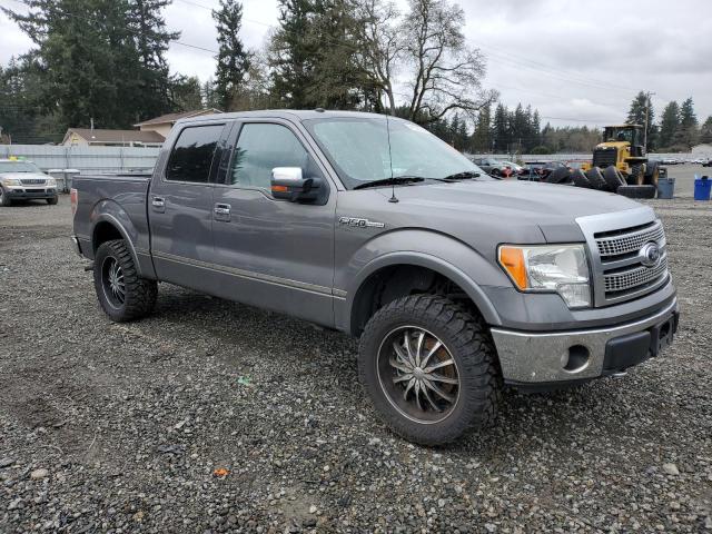 1FTFW1EV8AFA38786 - 2010 FORD F150 SUPERCREW GRAY photo 4