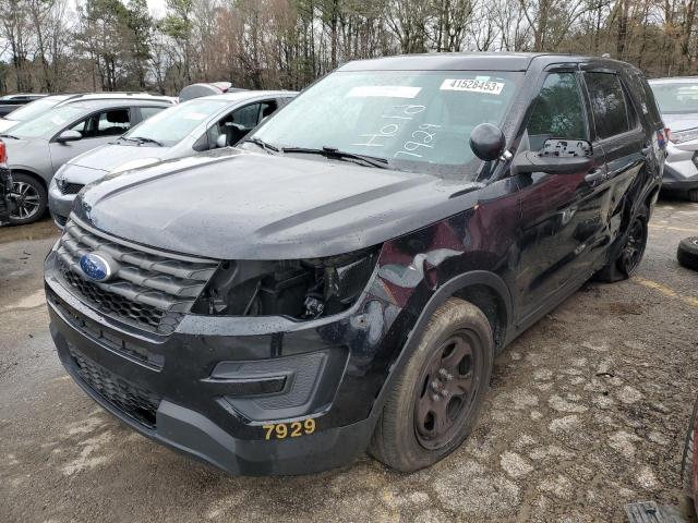 1FM5K8AR9KGA30955 - 2019 FORD EXPLORER POLICE INTERCEPTOR BLACK photo 1