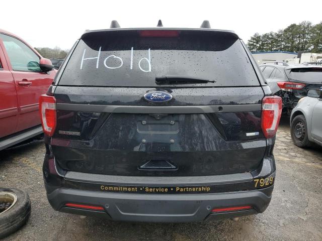 1FM5K8AR9KGA30955 - 2019 FORD EXPLORER POLICE INTERCEPTOR BLACK photo 6