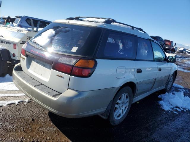 4S3BH665627644894 - 2002 SUBARU LEGACY OUTBACK WHITE photo 3