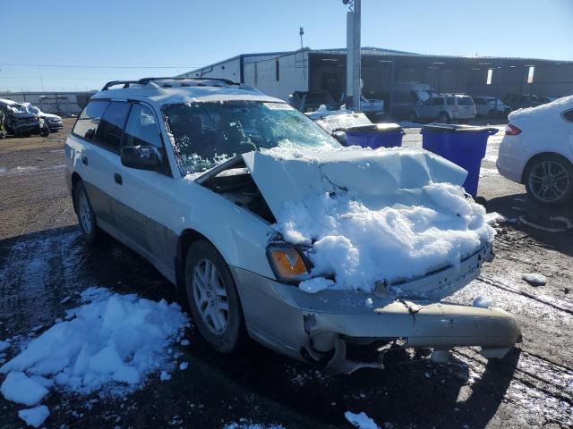 4S3BH665627644894 - 2002 SUBARU LEGACY OUTBACK WHITE photo 4