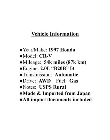 RD11122520 - 1997 HONDA CR-V SILVER photo 9