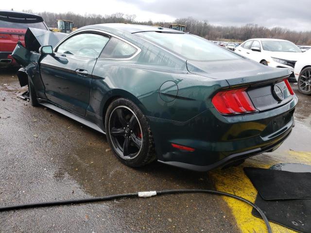 1FA6P8K00K5502536 - 2019 FORD MUSTANG BULLITT GREEN photo 2