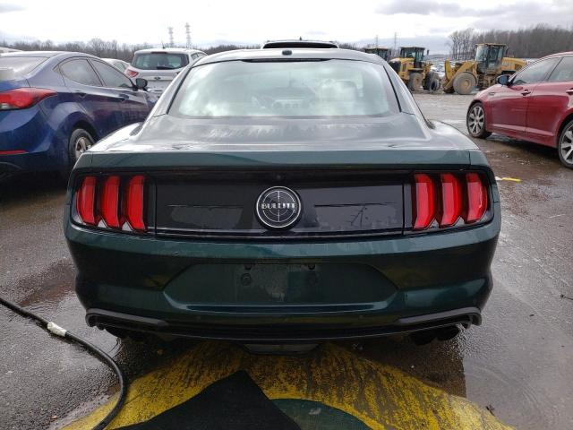 1FA6P8K00K5502536 - 2019 FORD MUSTANG BULLITT GREEN photo 6