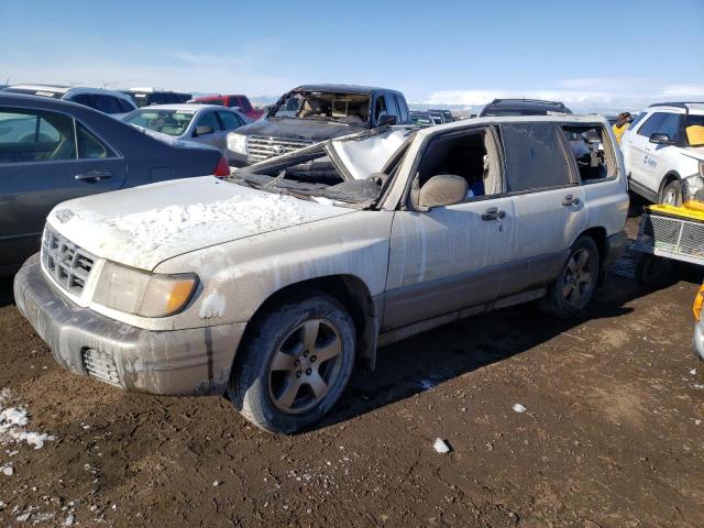 JF1SF6555YH730164 - 2000 SUBARU FORESTER S WHITE photo 1