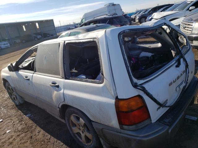 JF1SF6555YH730164 - 2000 SUBARU FORESTER S WHITE photo 2