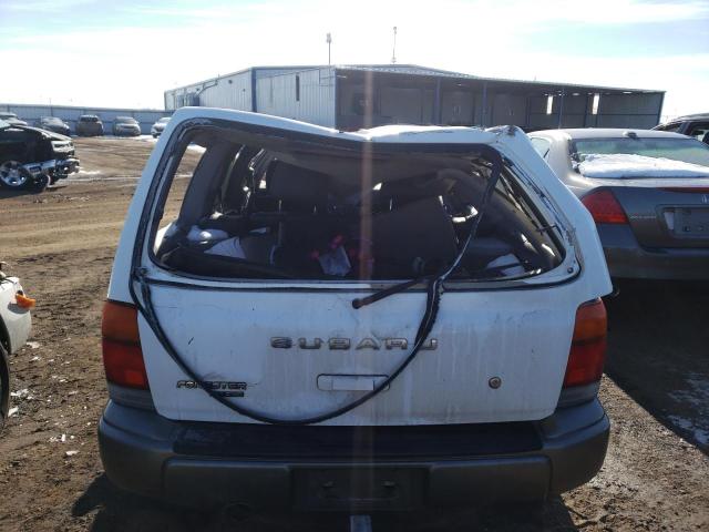 JF1SF6555YH730164 - 2000 SUBARU FORESTER S WHITE photo 6