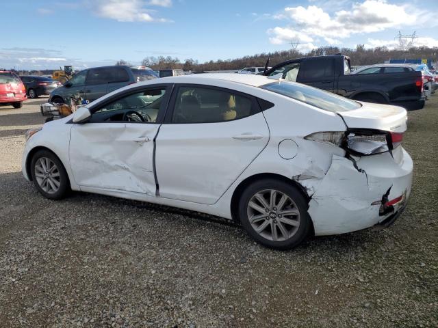 5NPDH4AE6FH631116 - 2015 HYUNDAI ELANTRA SE WHITE photo 2