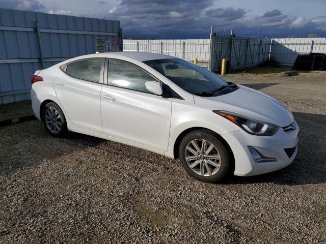 5NPDH4AE6FH631116 - 2015 HYUNDAI ELANTRA SE WHITE photo 4