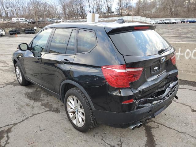 5UXWX9C59E0D31007 - 2014 BMW X3 XDRIVE28I BLACK photo 2