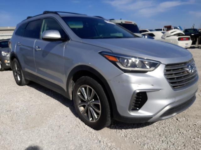 KM8SM4HF2HU187870 - 2017 HYUNDAI SANTA FE SE SILVER photo 4