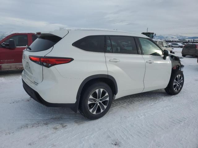 5TDHZRBH8MS549934 - 2021 TOYOTA HIGHLANDER XLE WHITE photo 3