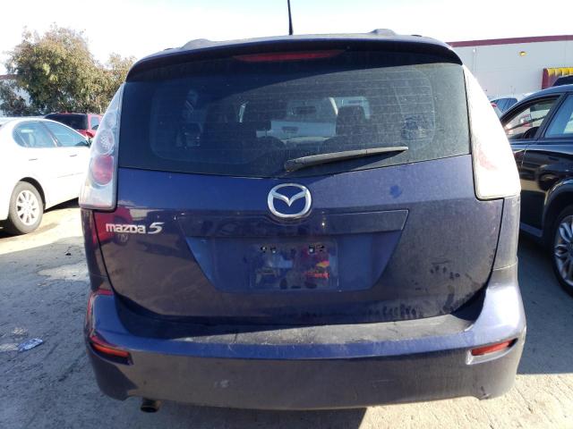 JM1CR29LX70146041 - 2007 MAZDA 5 BLUE photo 6