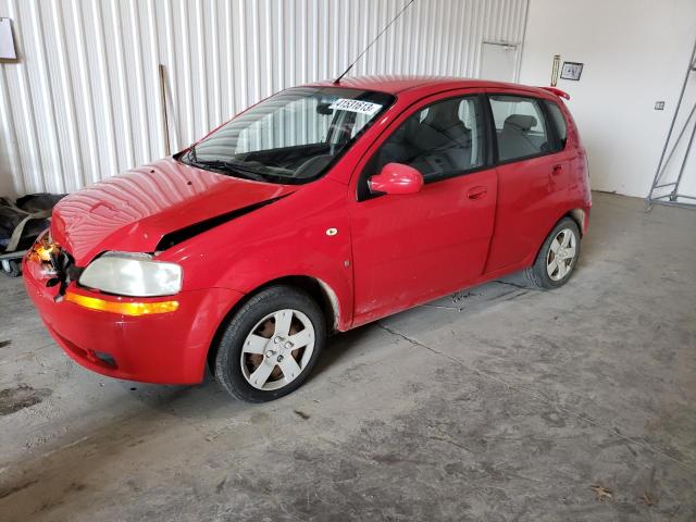 KL1TD666X7B783818 - 2007 CHEVROLET AVEO BASE RED photo 1