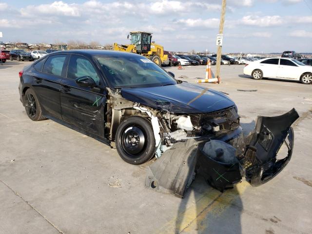 2HGFE2F50NH603240 - 2022 HONDA CIVIC SPORT 黑色 照片 4