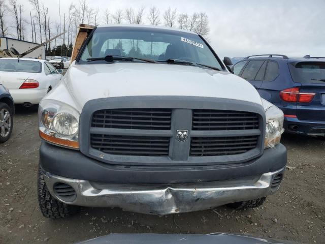 3D7KS28D56G274388 - 2006 DODGE RAM 2500 ST WHITE photo 5