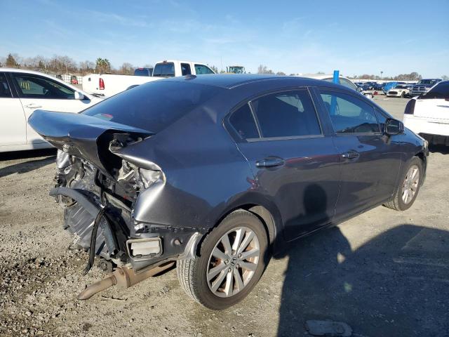 19XFB2F98CE052171 - 2012 HONDA CIVIC EXL ნაცრისფერი ფოტო 3