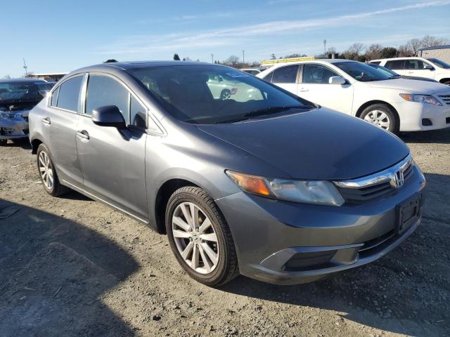 19XFB2F98CE052171 - 2012 HONDA CIVIC EXL ნაცრისფერი ფოტო 4