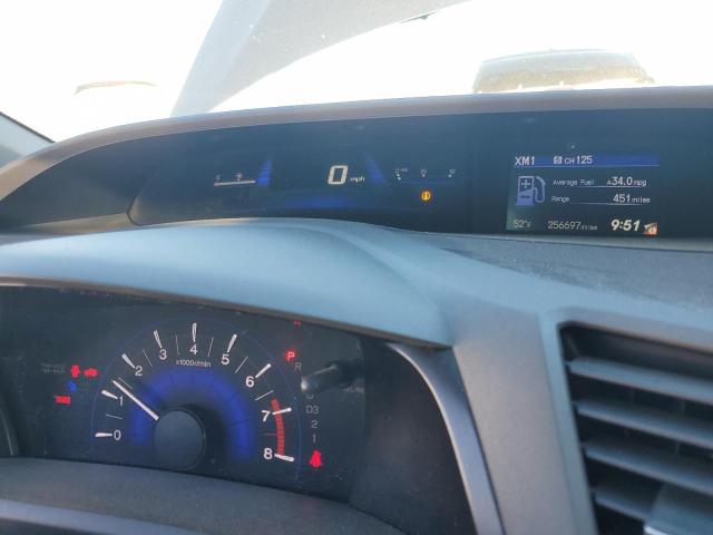 19XFB2F98CE052171 - 2012 HONDA CIVIC EXL ნაცრისფერი ფოტო 9