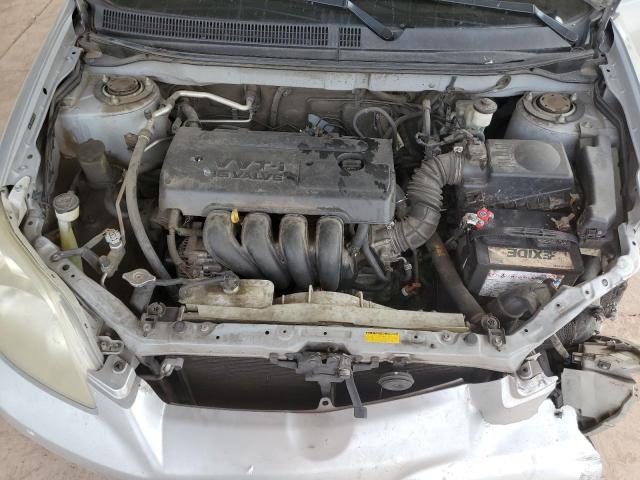 2T1KR32E68C720350 - 2008 TOYOTA COROLLA MA XR SILVER photo 11