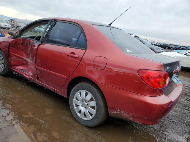 1NXBR38E54Z306329 - 2004 TOYOTA COROLLA CE RED photo 2