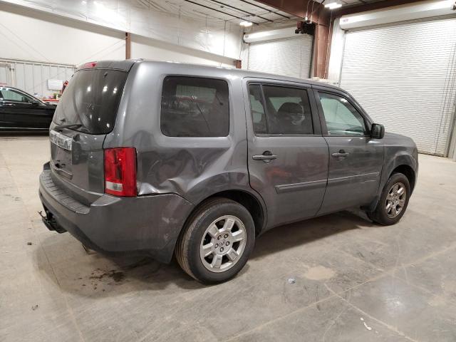 5FNYF3H61DB037027 - 2013 HONDA PILOT EXL GRAY photo 3