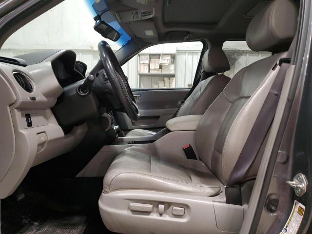 5FNYF3H61DB037027 - 2013 HONDA PILOT EXL GRAY photo 7