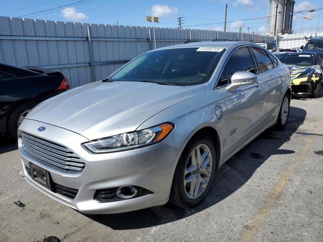 3FA6P0SU2GR241614 - 2016 FORD FUSION TITANIUM PHEV SILVER photo 1