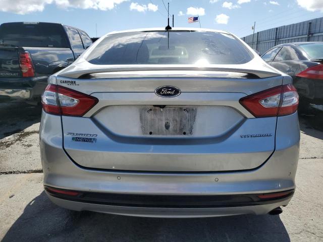 3FA6P0SU2GR241614 - 2016 FORD FUSION TITANIUM PHEV SILVER photo 6