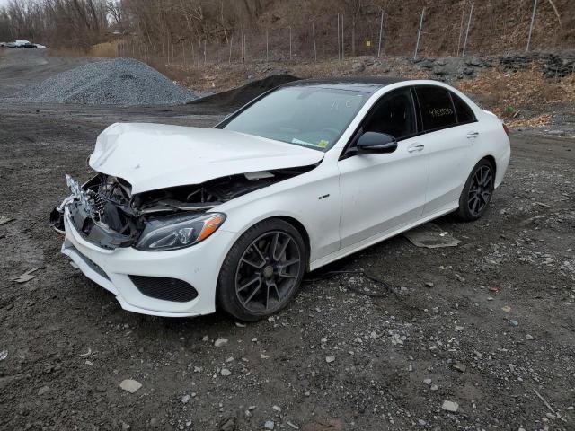 55SWF6EB3GU154654 - 2016 MERCEDES-BENZ C 450 4MATIC AMG WHITE photo 1