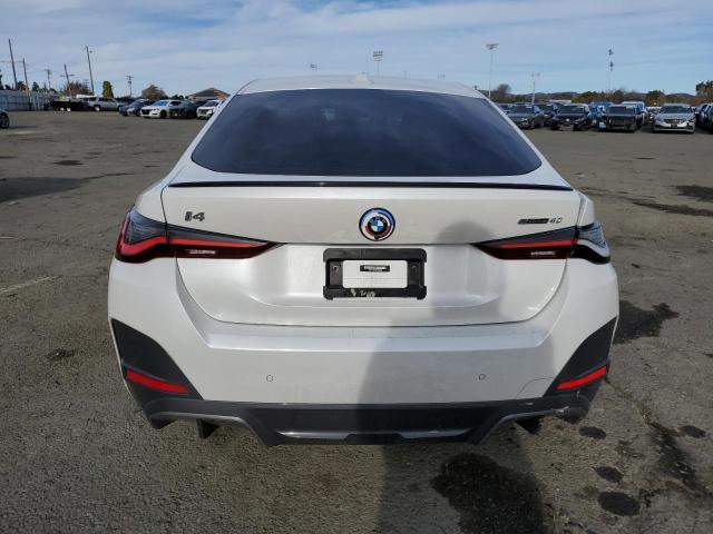 WBY73AW03PFN86489 - 2023 BMW I4 EDRIVE 40 WHITE photo 6