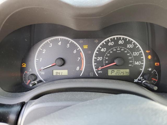 1NXBU40E59Z094832 - 2009 TOYOTA COROLLA BASE GRAY photo 9