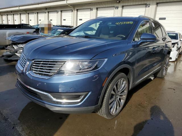 2LMPJ8LR3JBL42725 - 2018 LINCOLN MKX RESERVE BLUE photo 1