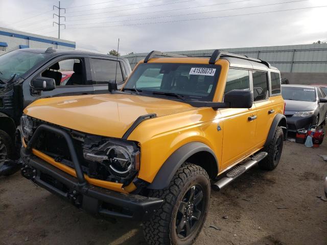 1FMEE5BP0NLB72478 - 2022 FORD BRONCO BASE YELLOW photo 1