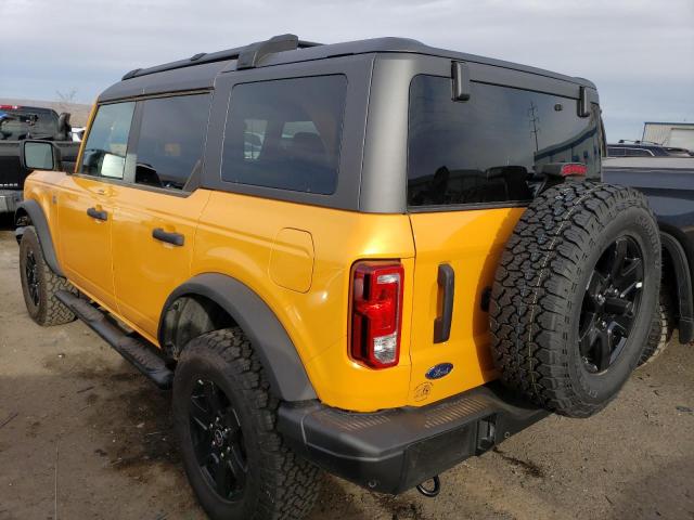 1FMEE5BP0NLB72478 - 2022 FORD BRONCO BASE YELLOW photo 2