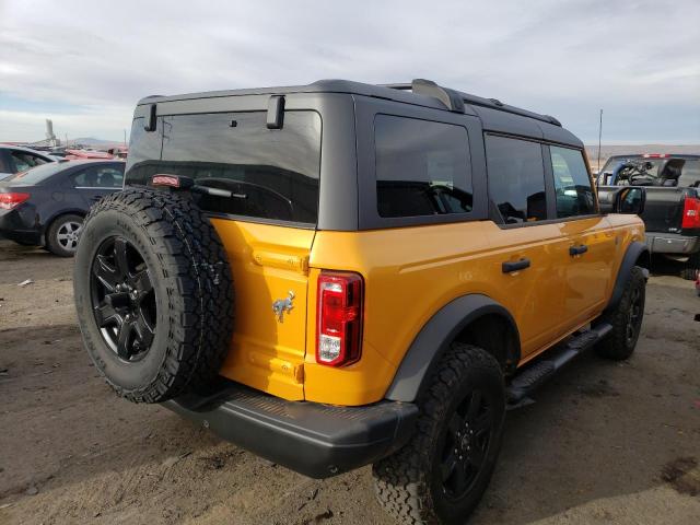 1FMEE5BP0NLB72478 - 2022 FORD BRONCO BASE YELLOW photo 3