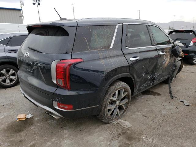 KM8R44HE8LU134721 - 2020 HYUNDAI PALISADE SEL BLUE photo 3