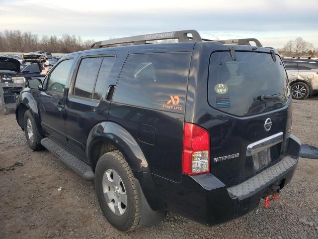 5N1AR18W57C626494 - 2007 NISSAN PATHFINDER LE შავი ფოტო 2