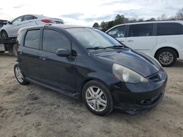 JHMGD38687S052227 - 2007 HONDA FIT S 黑色 照片 4