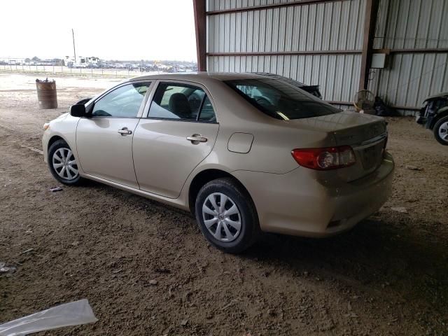 5YFBU4EE7CP045035 - 2012 TOYOTA COROLLA BASE TAN photo 2