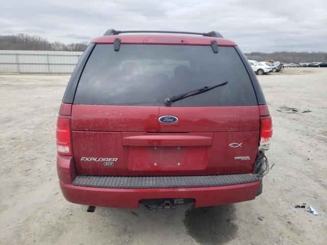 1FMZU73E25UC00918 - 2005 FORD EXPLORER XLT RED photo 6