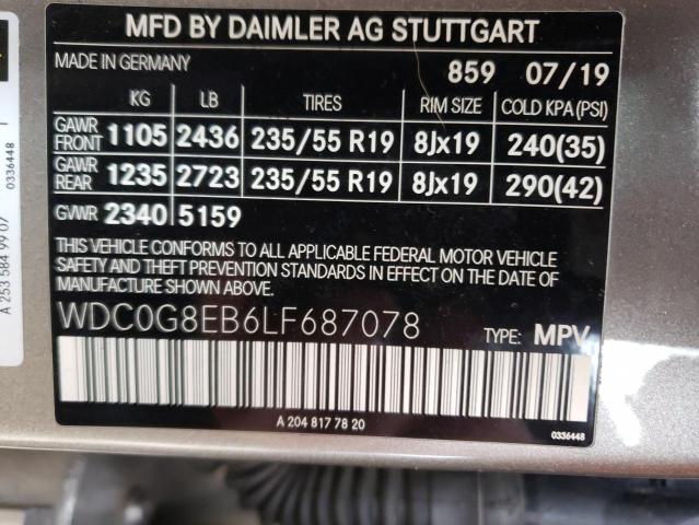 WDC0G8EB6LF687078 - 2020 MERCEDES-BENZ GLC 300 4MATIC GOLD photo 13