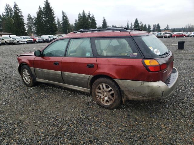 4S3BH675847620873 - 2004 SUBARU LEGACY OUTBACK AWP 红色 照片 2