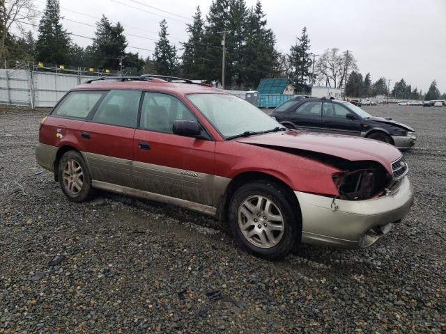 4S3BH675847620873 - 2004 SUBARU LEGACY OUTBACK AWP 红色 照片 4