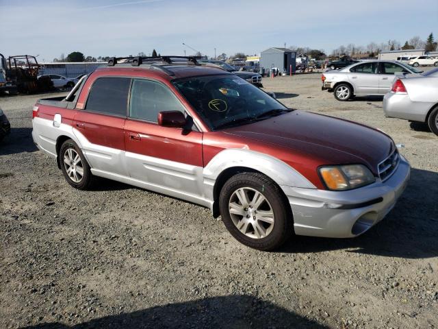 4S4BT61C437108916 - 2003 SUBARU BAJA BURGUNDY photo 4