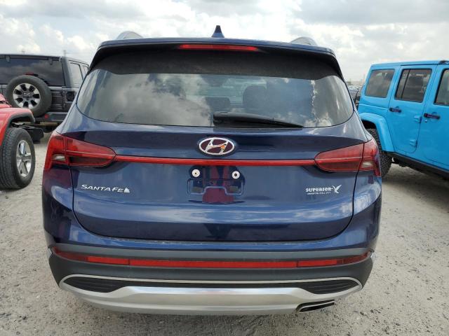 5NMS24AJ3NH462089 - 2022 HYUNDAI SANTA FE SEL BLUE photo 6