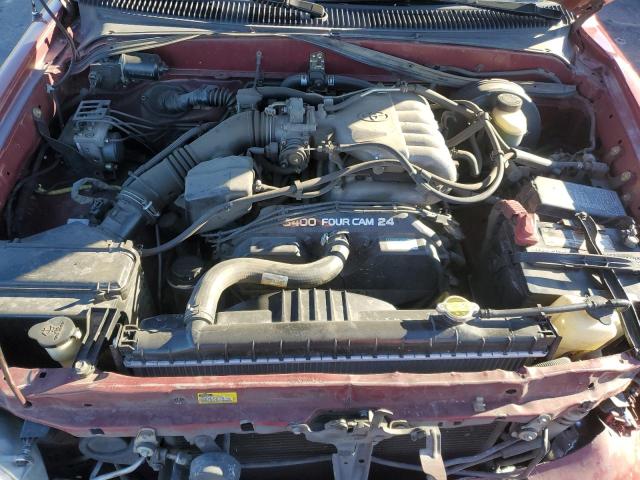 5TEGN92N43Z271743 - 2003 TOYOTA TACOMA DOUBLE CAB PRERUNNER RED photo 11